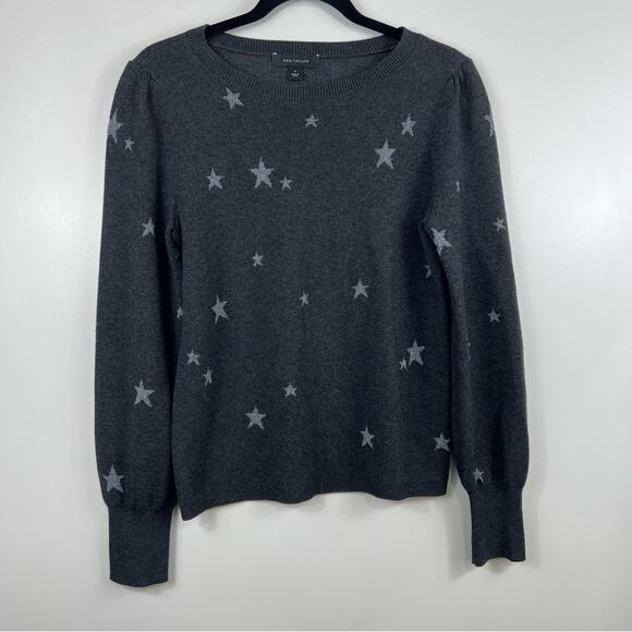 Ann Taylor Gray Star Pattern Sweater - Picture 10 of 10